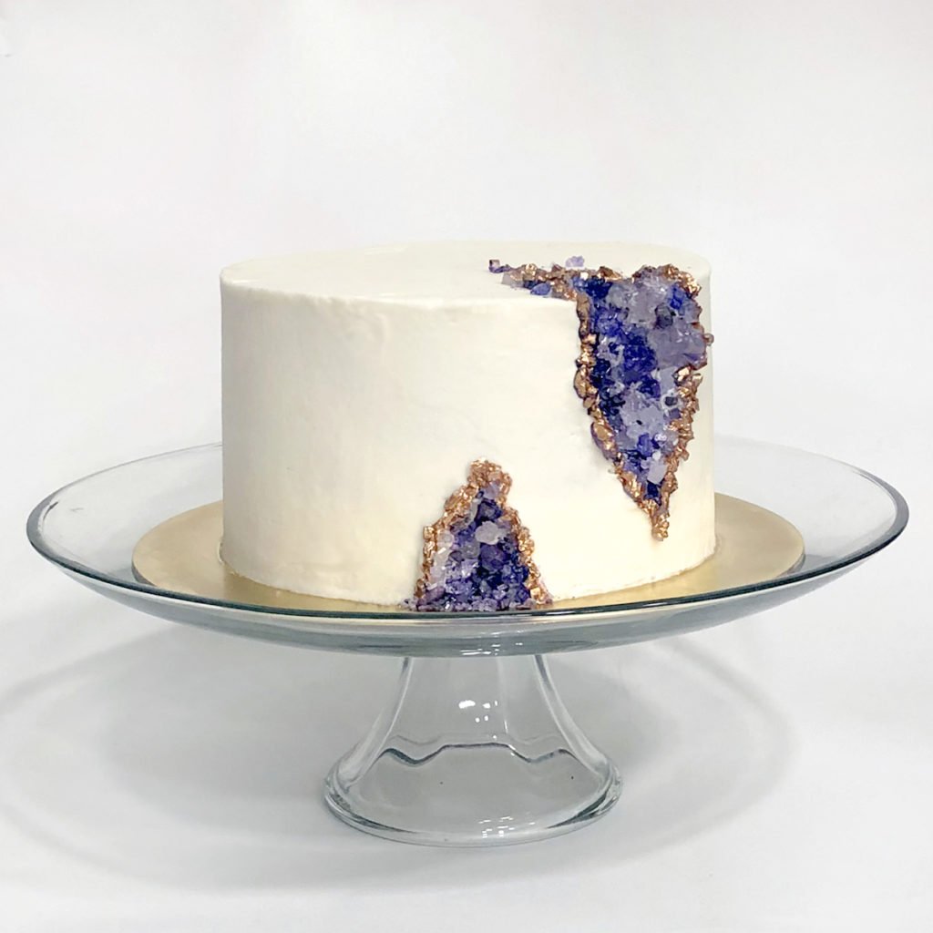 Purple Geode Cake Los Angeles Delivery 12 Oaks Desserts