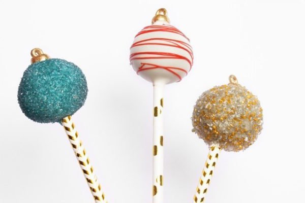 Christmas Holiday Ornament Cake Pops